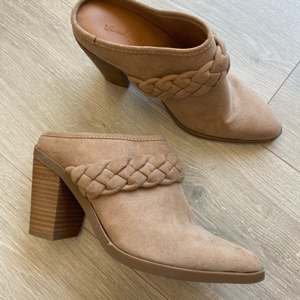 Universal Thread Brown Braided Mules - image 2